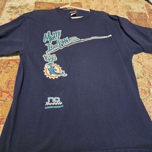 Miami Dolphins Navy Blue Graphic T-Shirt